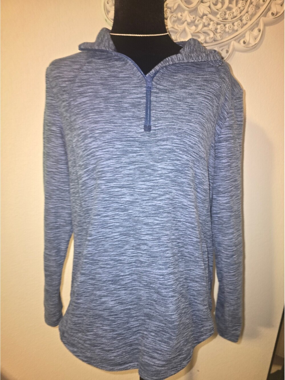 St. John's Bay Petite PS Classic Quarter Zip Hoodie Sweatshirt